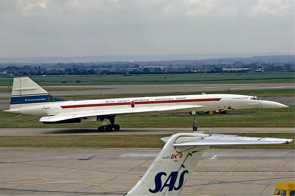 Concorde's first visit to Heathrow